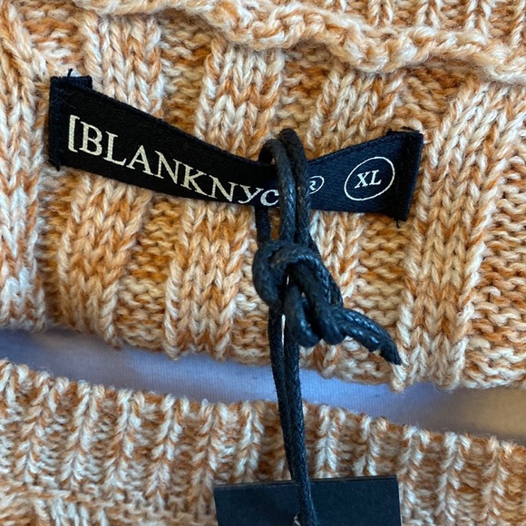 BlankNYC Toffee Crewneck Balloon Sleeve Sweater - Picture 9 of 10